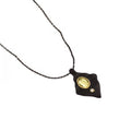 Jewelry wholesale Explosive Hip Hop Black Gemstone O Chain Pendant Necklace