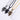 Jewelry wholesale Explosive Skull Cross Casting Square Pearls Men's Chain Necklace