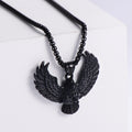Jewelry wholesale Hot Hip Hop Animal Eagle Cast Men's Pendant Necklace