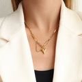 Jewelry wholesale Elegant Wholesale Tassel Heart Pendant Necklaces Bracelets Jewelry Set