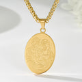 Jewelry wholesale Hot Sale Unisex Vintage Oval Premium Pendant Necklace