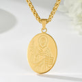 Jewelry wholesale Hot Sale Unisex Vintage Oval Premium Pendant Necklace