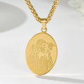 Jewelry wholesale Hot Sale Unisex Vintage Oval Premium Pendant Necklace