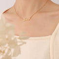 Jewelry wholesale 18K Stainless Steel "Darling" Letter Pendant Necklace