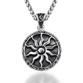 Jewelry wholesale Explosive Punk Vintage Amulet Sun Pendant Necklace