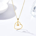 Jewelry wholesale Explosive Double Heart Elegant Fine Women's Pendant Necklace