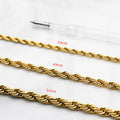 Jewelry wholesale Explosive Simple Fashion Multi-color Plating Twisted Chain Necklace