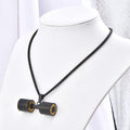 Jewelry wholesale Hip Hop Jewelry DVP Stainless Steel Dumbbell Pendant Necklace