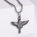 Jewelry wholesale Popular square pearl chain Viking men's fashion necklace