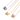 Jewelry wholesale Popular Cubic Ring Zirconia Pendant Women's Necklaces