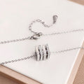 Jewelry wholesale Popular Cubic Ring Zirconia Pendant Women's Necklaces