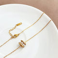 Jewelry wholesale Explosive Elegant Delicate Pearl Pendant Oval Chain Necklace