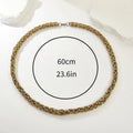 Jewelry wholesale Hot Sale Handmade Braided Men's Hip Hop Style Chain Necklace