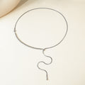Jewelry wholesale Hot Sale Stainless Steel Flat Snake Chain Link Beads Chain Necklaces