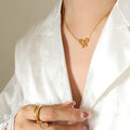 Jewelry wholesale Kawaii Niche - designed Bow - shaped Pendant Necklace