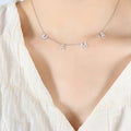 Jewelry wholesale New Arrival Stainless Steel 18k Letter Necklace For MOM's Gift
