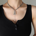 Jewelry wholesale New Stainless Steel 18K Letter Necklace, Ideal as a Gift for Friends