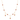 Jewelry wholesale Popping Red Zirconia Tassel O-Link Necklace