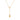 Jewelry wholesale Popular Water Drops Gold Bean Pendant Quality Oval Necklace