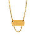 Jewelry wholesale Wholesale Jewelry Stainless Steel Geometric Letter Pendant Necklaces