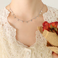 Jewelry wholesale New Arrival Fashion Geometric Star Evil Eyes Heart Charms Necklaces