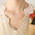 Jewelry wholesale New Arrival Fashion Geometric Star Evil Eyes Heart Charms Necklaces