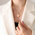 Jewelry wholesale Stainless Steel 18K Niche Design - inspired Bottle Cap Pendant Necklace