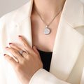 Jewelry wholesale Stainless Steel 18K Niche Design - inspired Bottle Cap Pendant Necklace