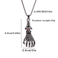 Jewelry wholesale Explosive Halloween Skull Claw Unisex Men's Necklace