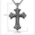 Jewelry wholesale Popular Men's Jewelry Gifts Christian Jesus Cross Necklace