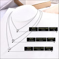 Jewelry wholesale Popular Zirconia Pendant Oval Chain Women's Necklaces