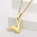 Jewelry wholesale Fashion Stainless Steel Christmas Jewelry Waterproof Pendant Necklaces