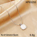 Jewelry wholesale New Arrival Stainless Steel Geometric Star Moon Pendant Chain Necklace
