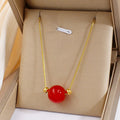 Jewelry wholesale Hot Sale Shell Letter Oval Beads Necklace for Women