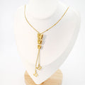 Elegant Not Fade Stainless Steel Pearl Heart Butterfly Necklace WAN4 Jewelry