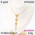 Elegant Not Fade Stainless Steel Pearl Heart Butterfly Necklace WAN4 Jewelry