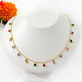 Factory Direct Sale Multicolor Zircon Heart Oval Necklace WAN4 Jewelry