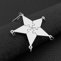 New Arrival Trendy Stainless Steel Fine Jewelry Friendship Pendants For Gift Puzzles Pendant Fashion Accessories For Necklaces WAN4 Jewelry
