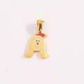 Jewelry wholesale 26 Letter Wholesale Christmas Jewelry Charms Initial Pendant DIY Accessories
