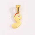 Jewelry wholesale 26 Letter Wholesale Christmas Jewelry Charms Initial Pendant DIY Accessories
