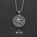 Classic Trendy Stainless Steel 12 Constellations Cast Pendants Fine Pendants Fashion Accessories For Necklaces Unisex Jewelry WAN4 Jewelry