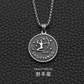 Classic Trendy Stainless Steel 12 Constellations Cast Pendants Fine Pendants Fashion Accessories For Necklaces Unisex Jewelry WAN4 Jewelry