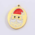 Jewelry wholesale 33PCS New Enamel Christmas Jewelry Trees Snowman Santa Claus Pendant