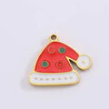 Jewelry wholesale 33PCS New Enamel Christmas Jewelry Trees Snowman Santa Claus Pendant
