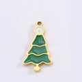 Jewelry wholesale 33PCS New Enamel Christmas Jewelry Trees Snowman Santa Claus Pendant