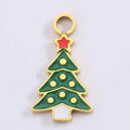 Jewelry wholesale 33PCS New Enamel Christmas Jewelry Trees Snowman Santa Claus Pendant