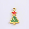 Jewelry wholesale 33PCS New Enamel Christmas Jewelry Trees Snowman Santa Claus Pendant