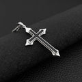 Hip Hop Trendy Stainless Steel Fine Jewelry Unique Pattern Cross Pendants Fashion Accessories For Necklaces Mens Charm Jewelry WAN4 Jewelry