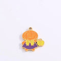 Jewelry wholesale 31PCS DIY Halloween Jewelry Accessories Pumpkin Ghost Pendants