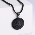 Jewelry wholesale Hot Sale Eye Round Cast Pendant Square Pearl Chain Necklaces